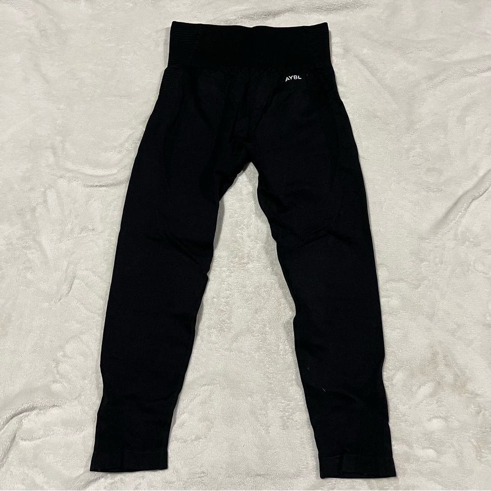 AYBL Seamless High Rise Black Legging Large